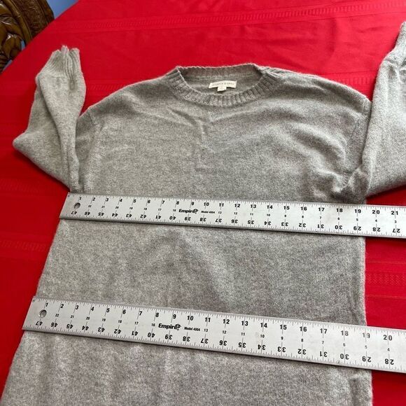 Micaela Greg Grey Alpaca Long Sleeve Dress Size Small - Picture 5 of 10